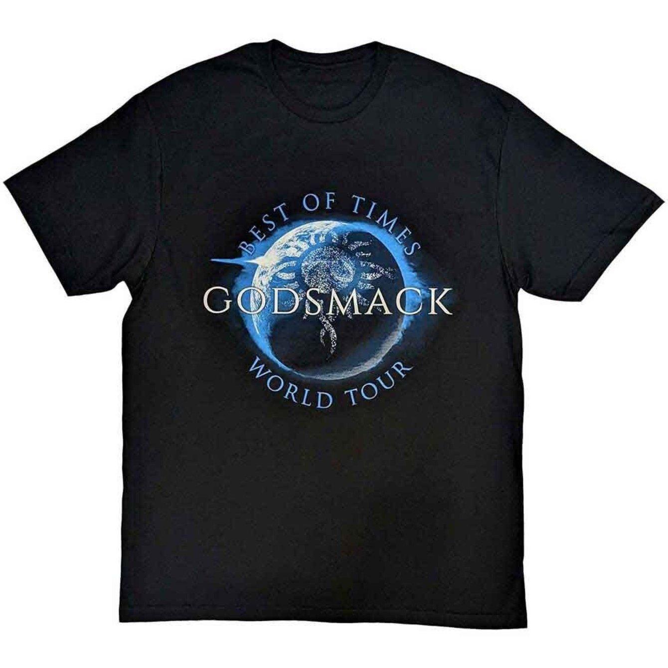 

American Vintage Y2K Godsmack World Tour Graphic T-Shirt Summer New Men s and Women s Fashion Streetwear 4XL