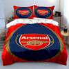 Arsenal Logo Bettwäsche Set Bettwäsche Bettbezug Set Bettbezug Kissenbezüge Heimdekoration (1 * Bettbezug 2 * Kissenbezüge, ohne Bettdecke)