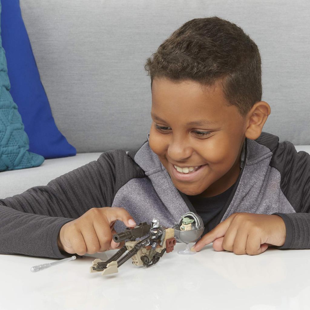 STAR WARS Mission Fleet Minifigure Vehicle Pack Mandalorian so Speeder Bike STAR WARS 2020 MISSION FLEET Figúrka Vozidlo Balenie MANDALORIAN S