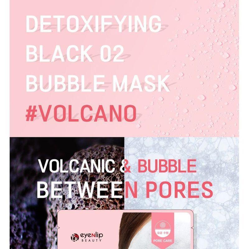 EyeNlip - Entgiftende Schwarze O2 Blasenmaske - 2 Arten