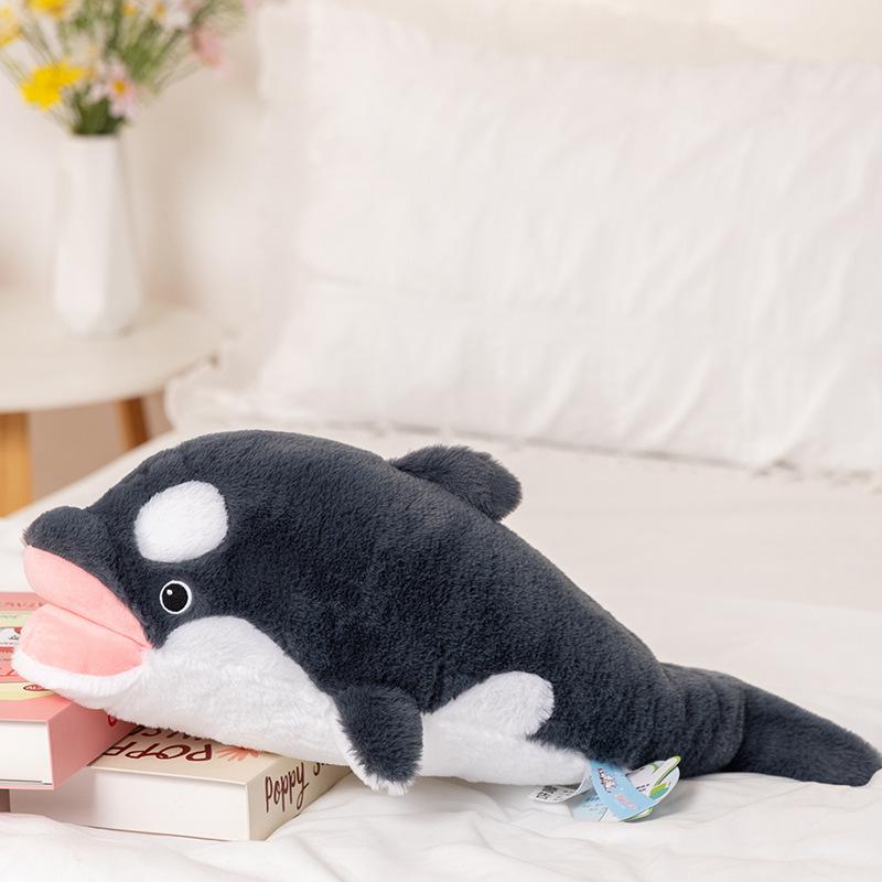 Happy Ocean Serie Beluga Wal Robbe Hai Delfin Plüschpuppe Schlafkissen