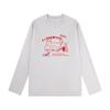 Korean Style Women's Long Sleeve Cotton T-Shirt - Versatile, Casual, Loose Fit for Spring & Autumn.