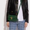 New COACH Studio Cow Leather Crossbody Bag Shoulder Bag Small Size Women's Green CC384-B4CZS