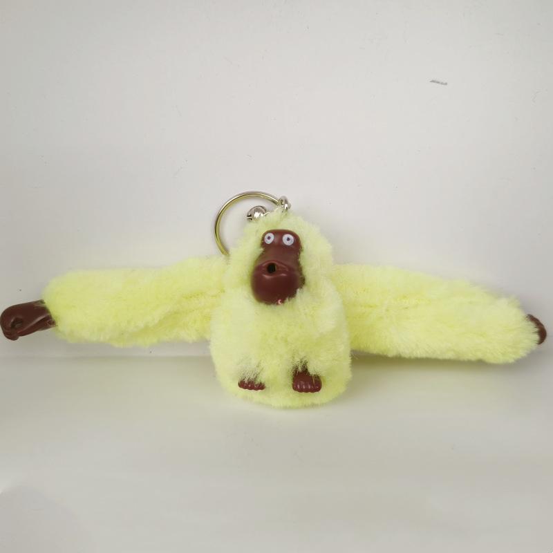 Cute Long-Tailed Monkey Key Chain Cartoon Cute Monkey Keychain Plush Toy Doll Bag Accessories Gift For Children