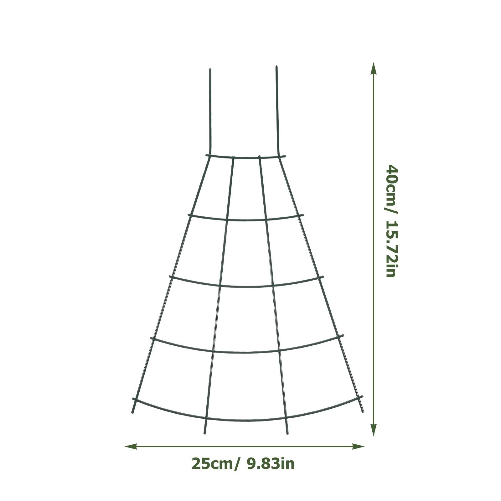 

Climbing Support Frame Plant Stake Vine Trellis Metal Rack Indoor Supplies Flower Vegetable Supports Outdoor Potted Garden One Size