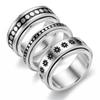 Anxiety Ring Figet Spinner Rings For Women & Men Stainless Steel Rotate Freely Spinning Anti Stress Accessories Jewelry Gifts