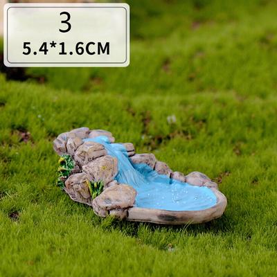 Mini enfeites de jardim de fadas em miniatura de resina faça você mesmo, acessórios de decoração para casa e artesanato