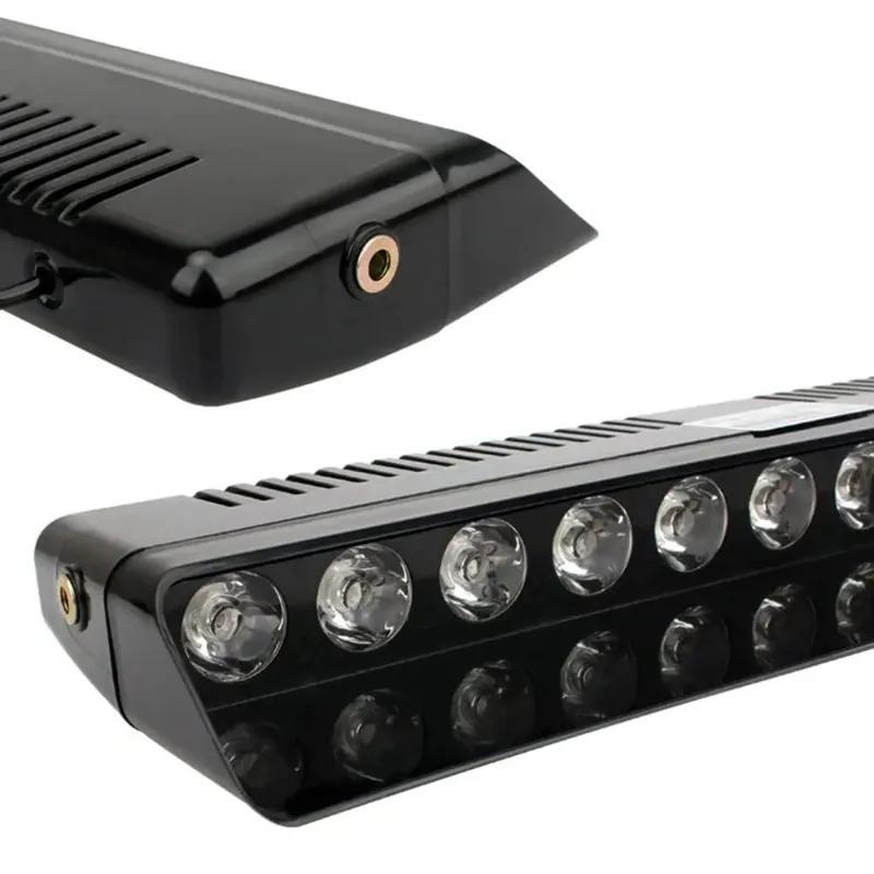 1PC 12 LED Windshield Trailer Vehicle Indic Car Strobe Lights Flashing Warning Signal Waterproof Emergency Strobe