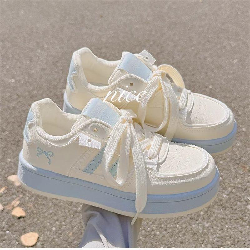 Women's New Autumn Breathable Thin Soft Sole Not Tired Feet Bread Shoes Casual Sports Shoes Board Shoes