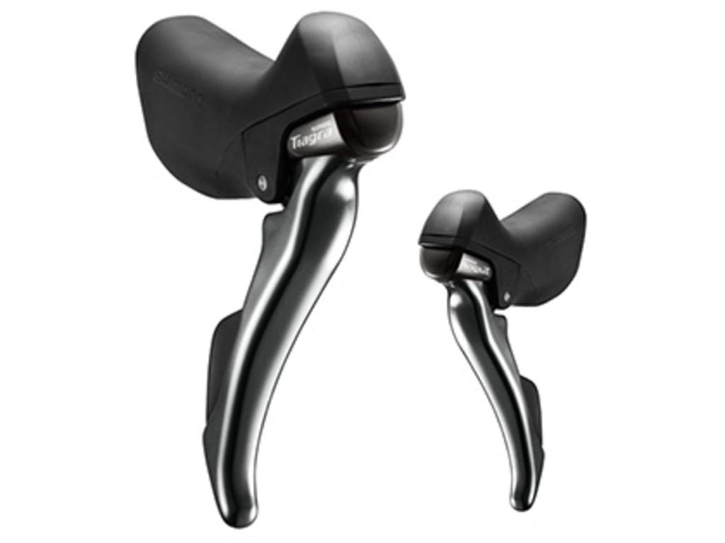 SHIMANO Spak venstre og høyre spaksett 2 x 10S bremsekabel IST4700PAC2 TIAGRA gir/brems (VEI) ST-4700-P inkludert/svart skift,