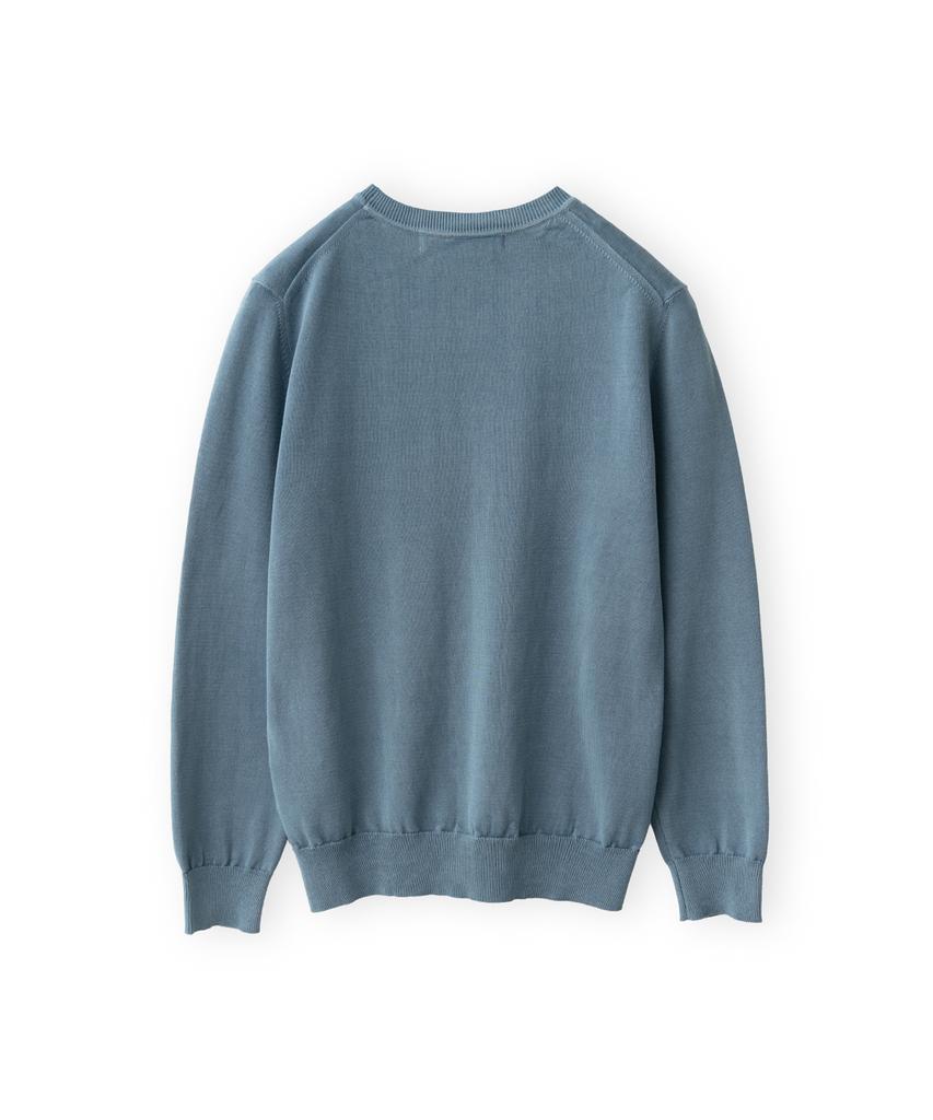 Beulaunyadeu Washed Cotton Knit, Blue
