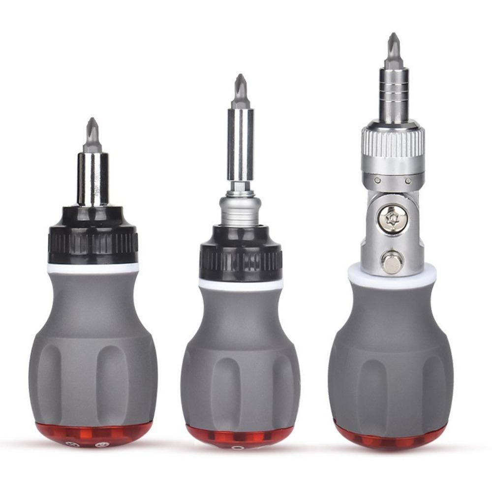 Chromium Vanadium Steel Ratchet Screwdriver Set Adjustable Angle Repair Screwdrive Kit Precision Screwdriver Set Repair Tool Kit
