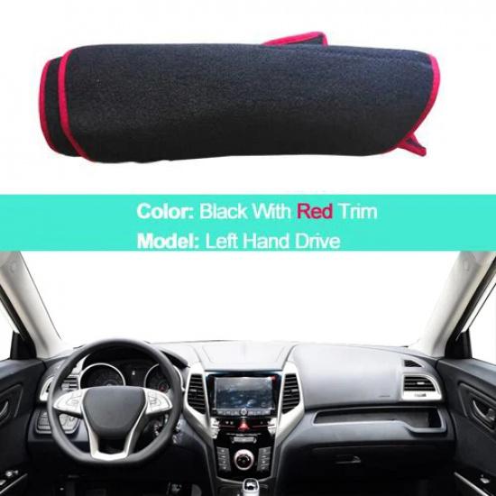 Car Dashboard Cover Carpet Cape Dash Mat For Ssangyong Tivoli 2015 -  LHD RHD 2 Layers Sun Shade DashMat Pad 2016 2017 2018