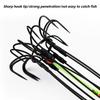 1PC Luminous Leatherjacket Fish Hook With Bait Cage Anti-Hanging Bottom Upside-Down Umbrella-Shaped Fishhook Fishing Gear