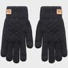 Doppellagige verdickte Handschuhe Fleece Winter warm und kältefest Plüsch Herren Strickhandschuhe