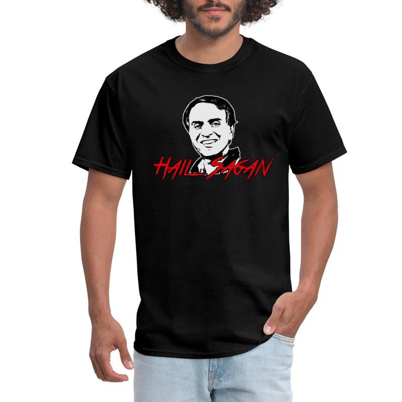 Hail Sagan Funny Universe Science Unisex T-Shirt S
