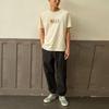 Vans Buntes Kaninchen-Print American Vintage Rundhals Kurzarm T-Shirt SS22 Unisex T-Shirt Haferflocken VN0A7PYP2N1