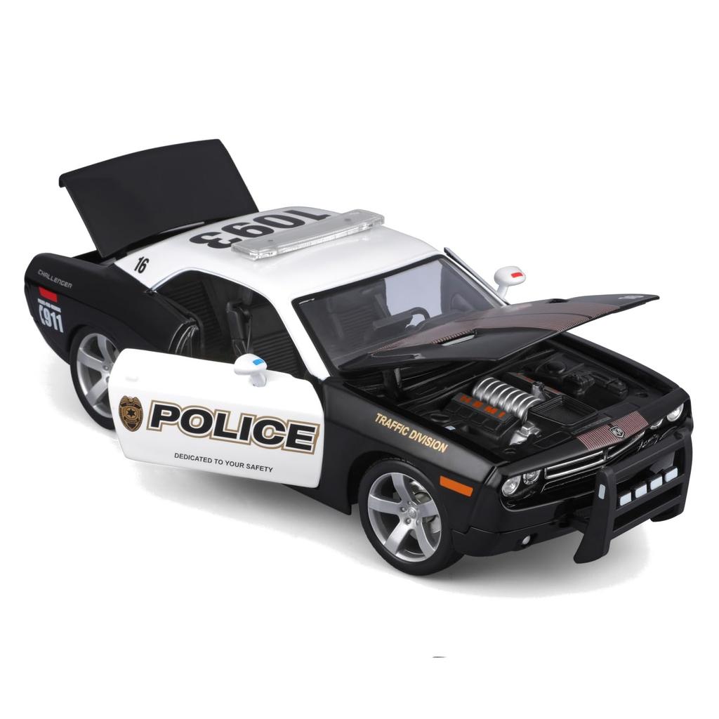 Dodge Challenger Concept Police Scale Diecast Model 31365 (2006, 1/18 Car, Black) [item]