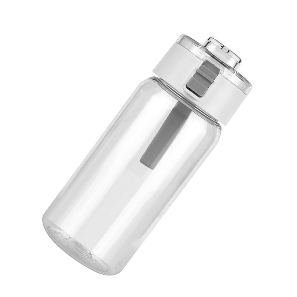 Transparent Water Bottle 550ml Large Capacity Portable Sports Water Drinking Bottle for Students Office