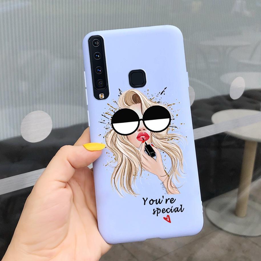 Für Samsung Galaxy A9 2018 A9s Hülle Mode Leopard Blume Handyhülle Für Samsung A9 2018 SM-A920F/DS Weiches Silikon Funda Coque