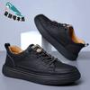 Star-headed Woodpecker Casual Board Shoes Men's 2025 Autumn and Winter New Men's Trendy Shoes Rubber Shoes