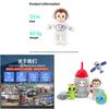 Space Monkey Plush Set With Interactive Toy For Family Role Play And Cuddle