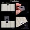 30Pcs Curtain Repair Stickers Blind Fixers Easy Blinds Tabs Parts White Vertical Louver Repair Slats Vertical Fixing Window