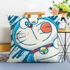 DDoraemon Cushion Cover Washable Linen Pillowcase Soft  for Sofa Bed Cozy Home Room Decor