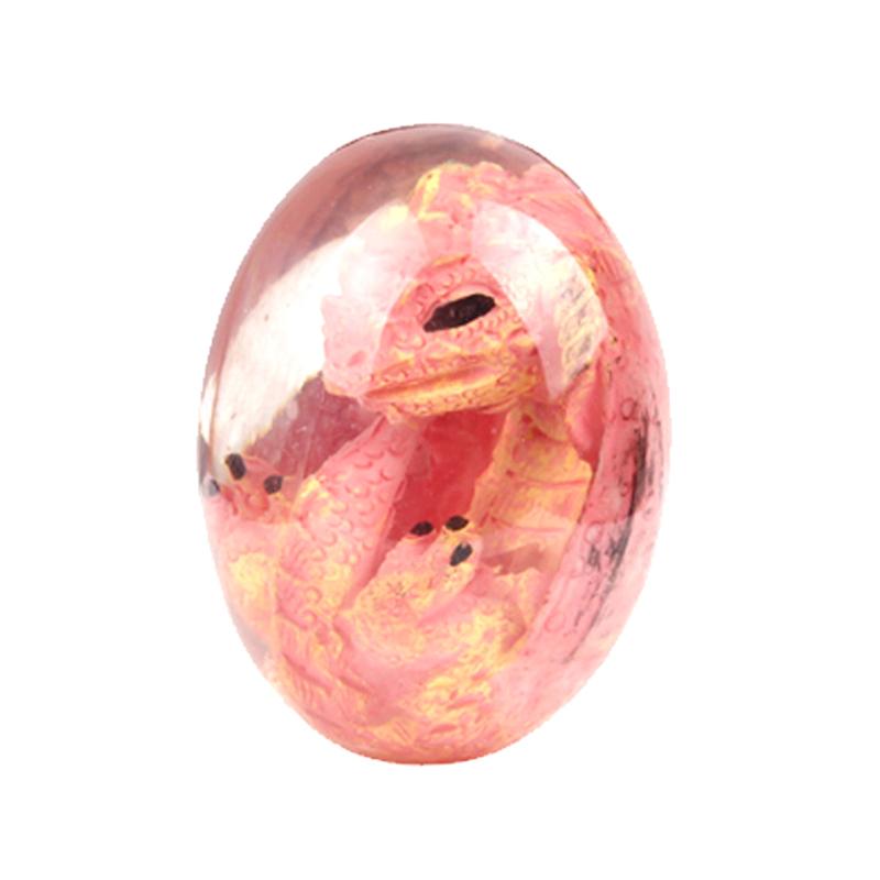 1 kus Krystaly Průhledné Lávové Dračí Vejce Pryskyřice Dinosauří Vejce Umělecké Dílo Socha Ornamentální Dinosauří Kolekce