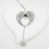 10mm Heart-Shaped Wings Pendant: Projects 'I Love You' in 100 Languages - Perfect for Thanksgiving or Christmas Gifts.
