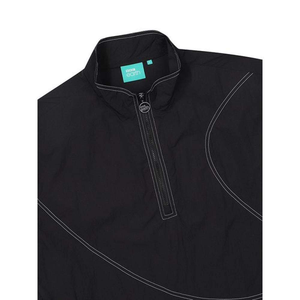 Bbc Earth Earth Pattern Anorak  Black 