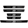 Auto Door Sill Carbon Fiber Car Sticker Protector Strip Waterproof Protect Film For VW GTI Polo Golf GTI Passat Tiguan Hub Cap