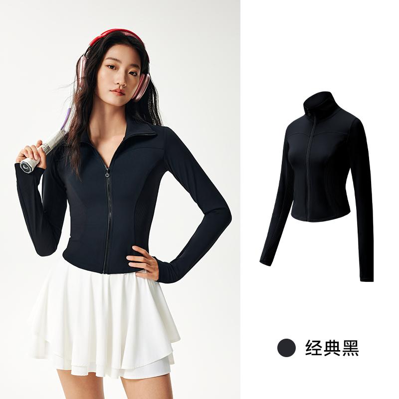 MOLYVIVI Stand-Up Collar Slim Fit Jacket Short