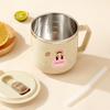 316 Stainless Steel Water Cup Mug For Kids Insulated Anti Scalding Milk Coffee Cup Mini Cute Drinking Mug With Straw