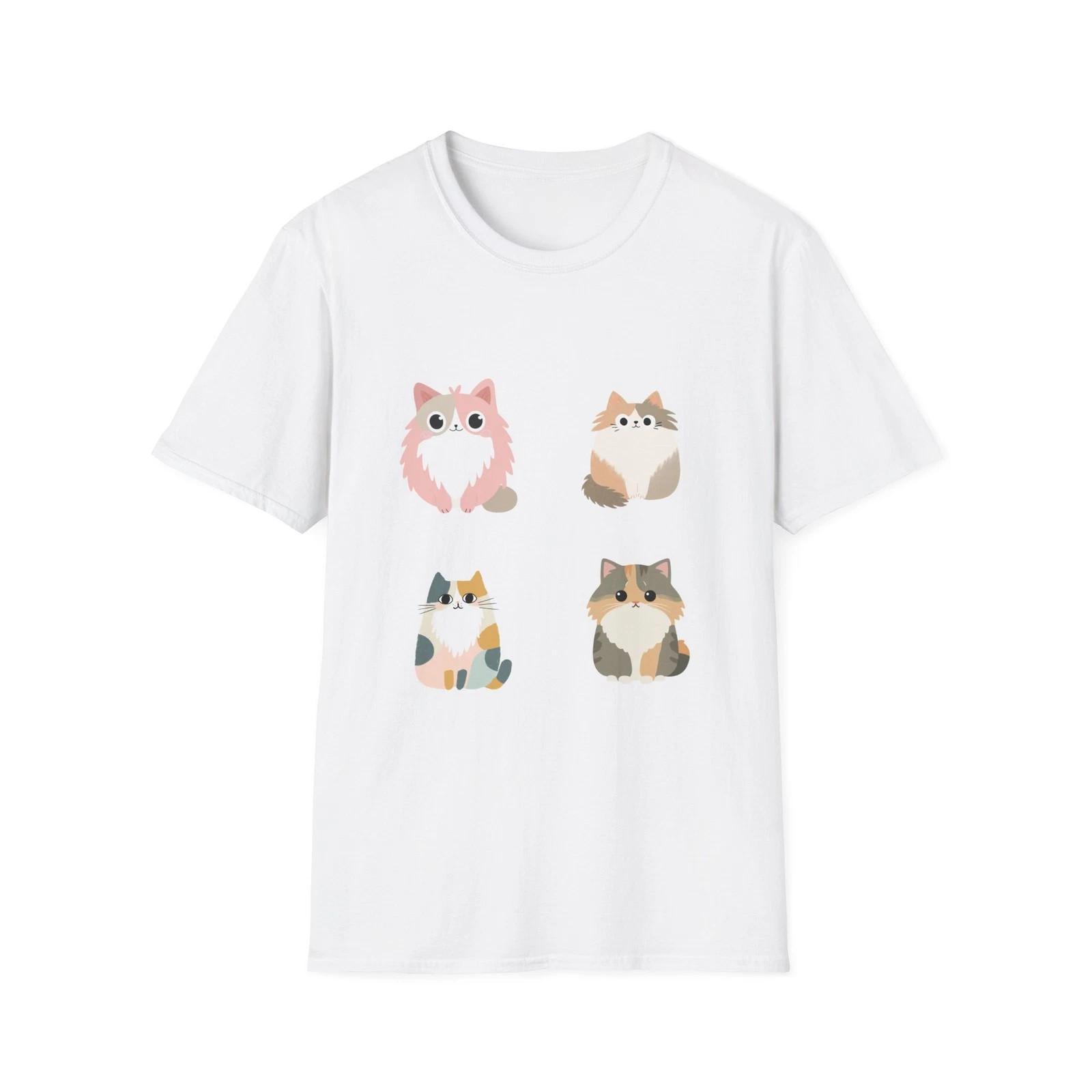 The 4 Cats T-Shirt | White | Small Medium Large XL