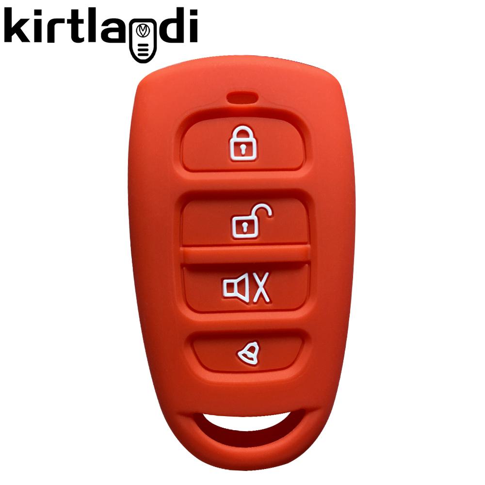 Silikonový obal držák na klíče od auta pro Kia Magentis Carens Sonata sorento rio soul forte pro Hyundai Tucson accent Santa Fe Avante