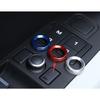 Rearview Mirror Adjust Knob Trim 1PCS Aluminum Red Fit For Land Rover 2013-