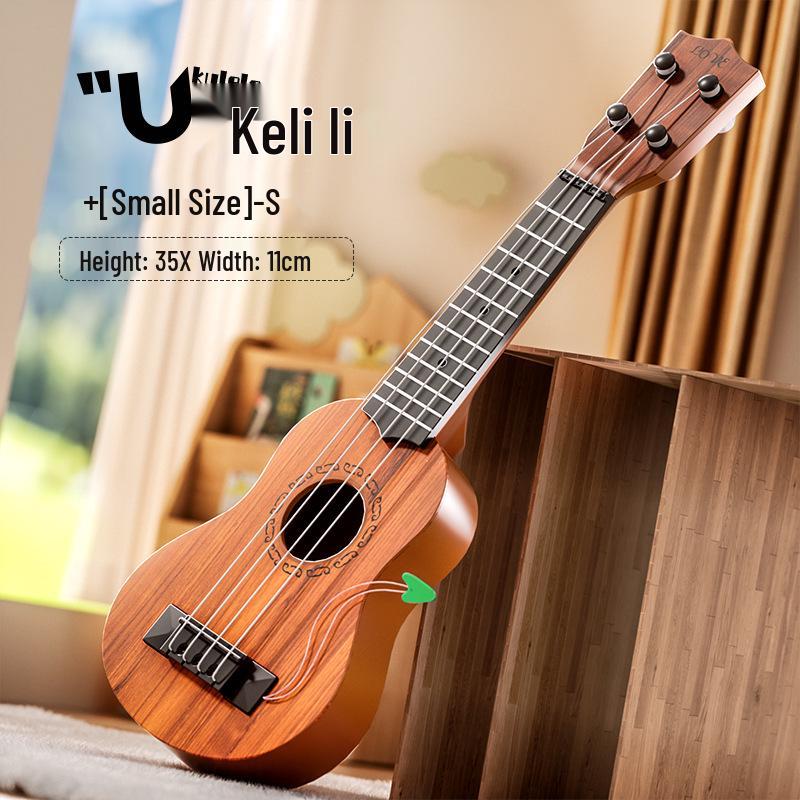 Realistic Guitar Playable Ukulele Toy for Children's Musical Education