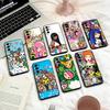 Sweet Edgy Vibe T-Tokidoki Art Phone Case For Samsung S25,24,23,22,30,21,10,9,Ultra,Plus,Lite,FE,4,5 G Soft Black Case