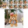 Plush Bear Keychain Cute Chef Bear Cartoon Toy For Kids And Teens