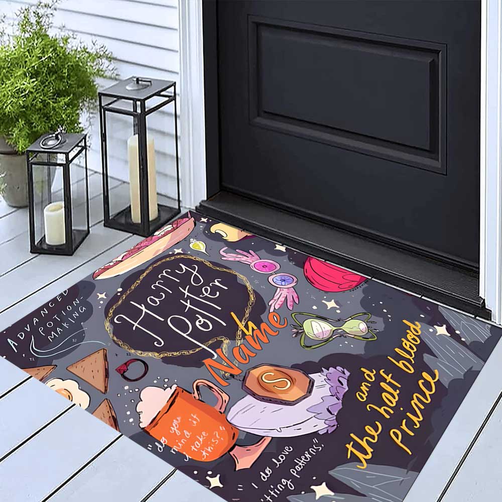 Warner Bros. Works (63) Customize your name rug, office chair cushion, home bedroom living room gift.