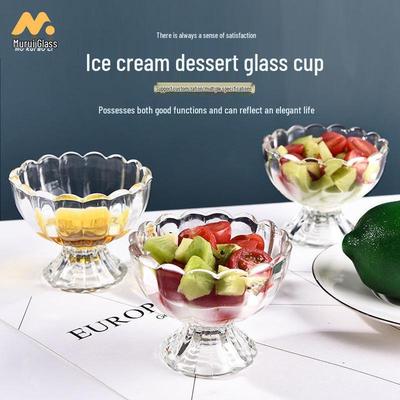 Ding Glas: Kreativer hoher Eis- und Dessertbecher