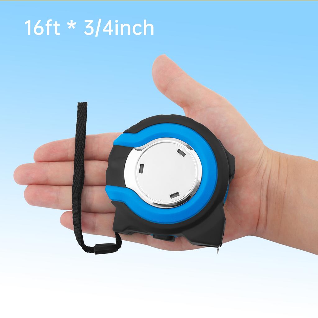 Imperial Self Locking Tape Measure 1/8 Inch Fraction Markings Two Sizes Heavy Duty Professional