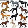"1-9 inch Plastic Animal & Dinosaur Model Toy Set"