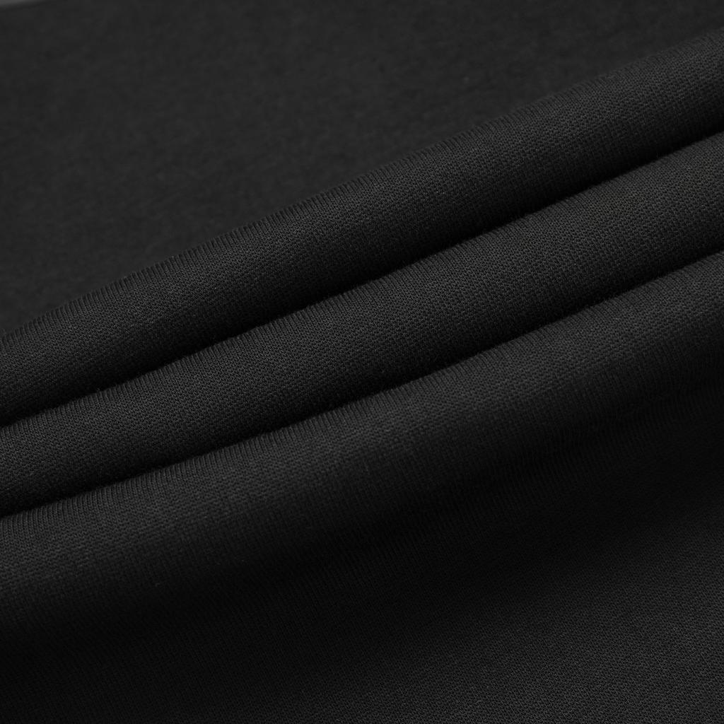Emporio Armani EA7 SS24 Solid Color Letter Print Straight Leg Casual Shorts Men shorts Black 3DPS59-PJUXZ-1200