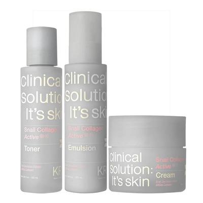 It’s Skin Snail Collagen Active Skincare Set (Тонер 120 мл + Эмульсия 120 мл + Крем 50 мл)