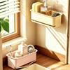 Wall-mounted Kitchen Sink Sponge Holder Ventilated Sponge Storage Box  Kitchen Counter-top