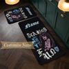 monster high (1) Customize Name Flannel Kitchen Mat Soft Non-Slip Kitchen Floor Runner Rug for Home Kitchen Decor