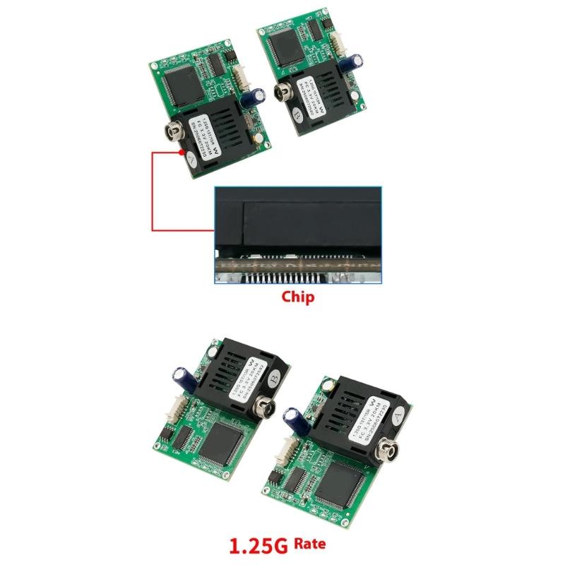 Fiber Optics Signal Converters Module For Drones Communication With Interfaces And UART/SBUS Compatibility