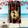 Name Custom Lord Rings Print Beach Towel, Large Soft Quick Dry Towel for Beach Camping Swimming